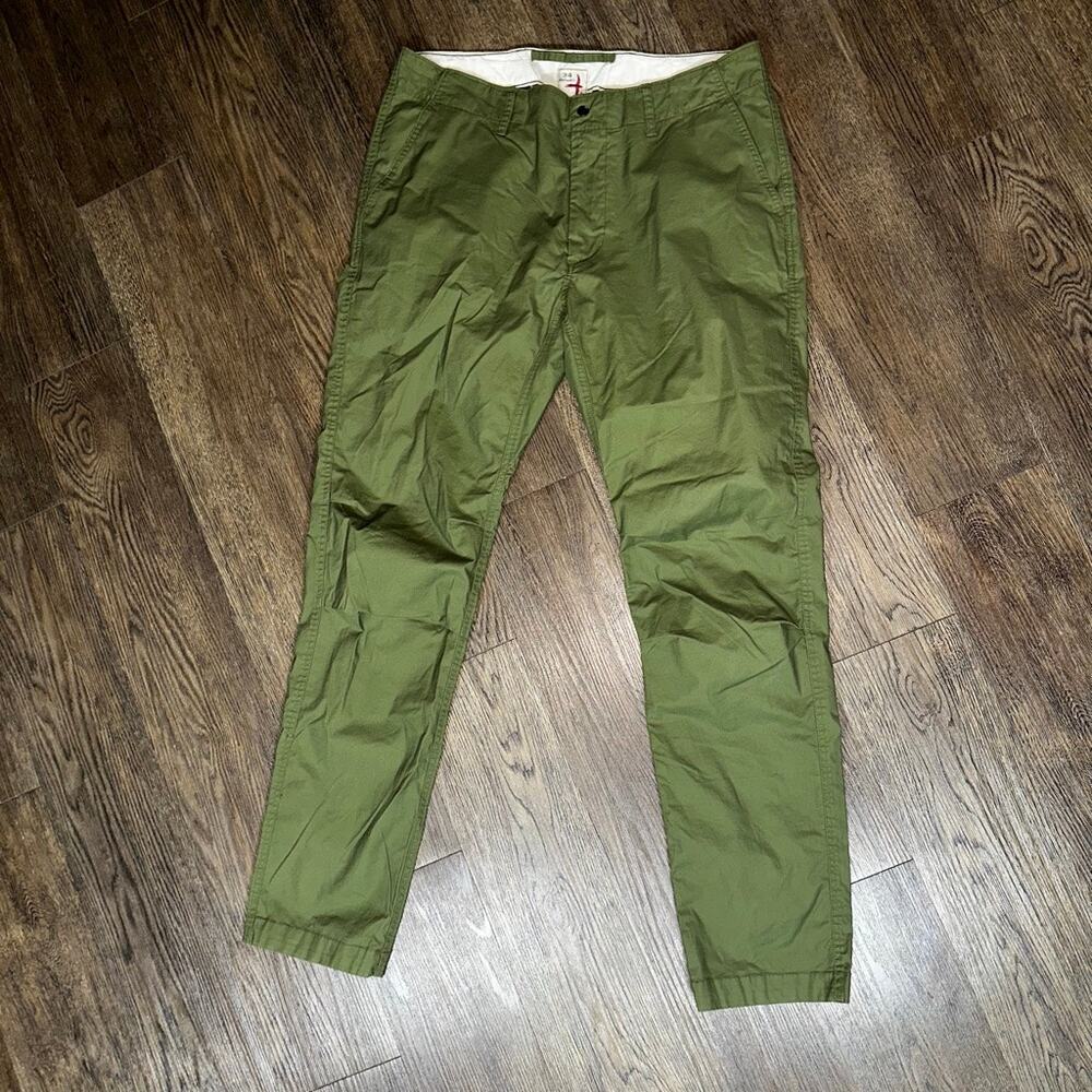 RELWEN Flyweight Flex Green Cotton Spandex Pants 34